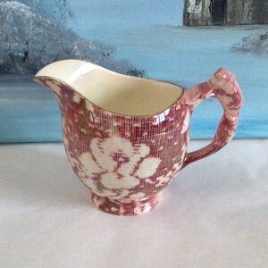 Royal Winton Brocade Cranberry Chintz Creamer Milk Jug